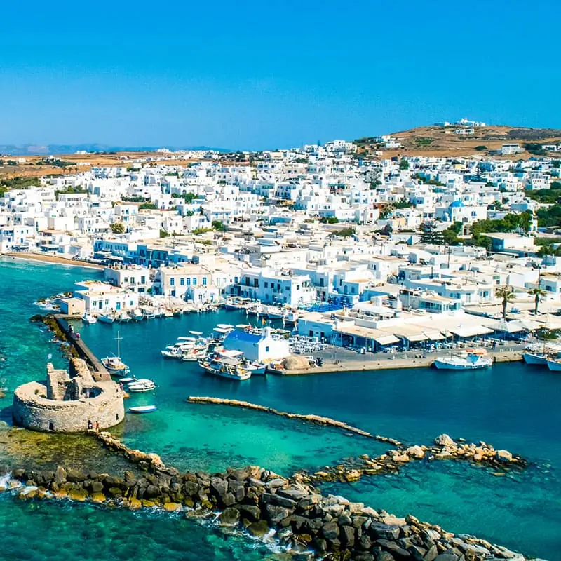 Venetian castle in Naoussa, Paros