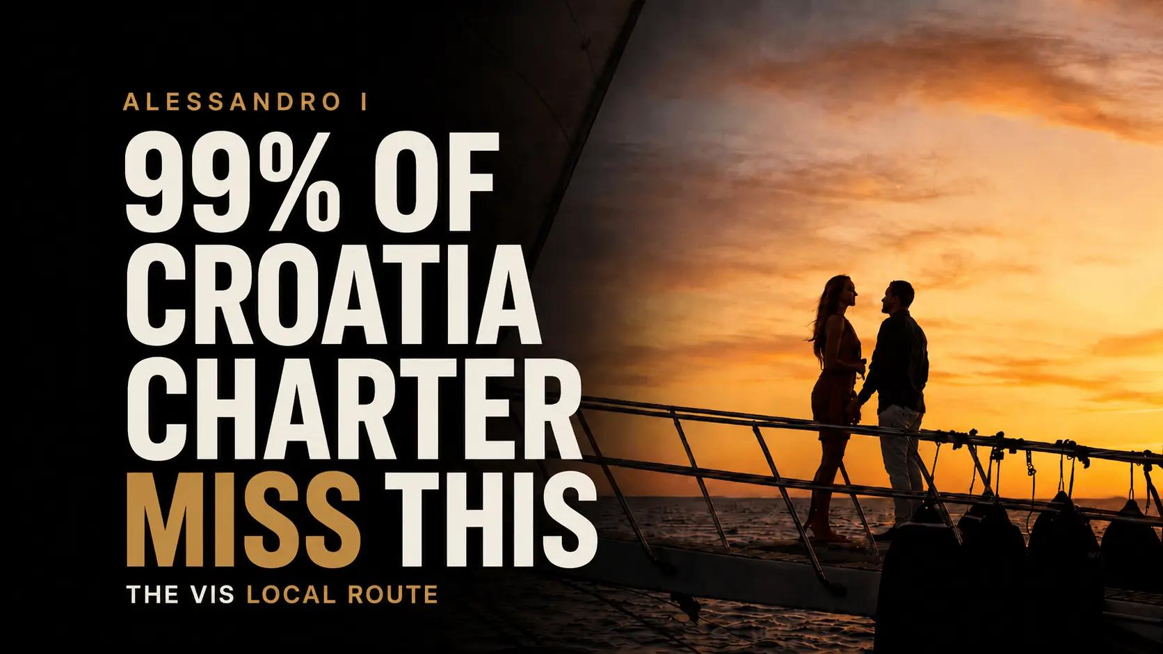 Alessandro I private yacht charter in Croatia