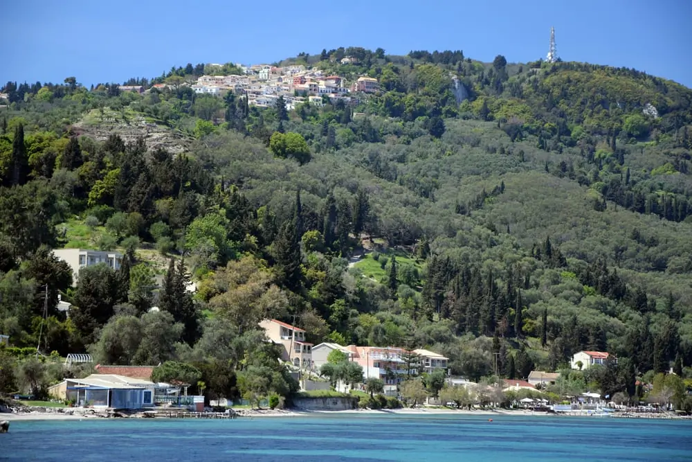 View of Chlomos, CORFU